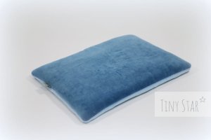 Poduszka welurowa płaska 30x40 Denim